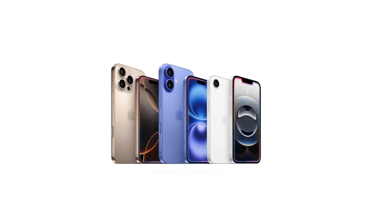 apple smartphones mit spotlights